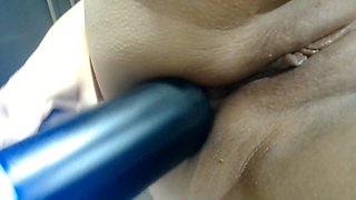 Anal and Pussy Fucking with Sex Machine