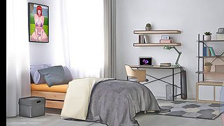 A lady checks out our porn studio and tries on our lust legacy