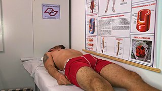 Nurse Gets Excited by Patient's Erection