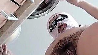 Amateur Wife Prepares Food Naked in the Kitchen