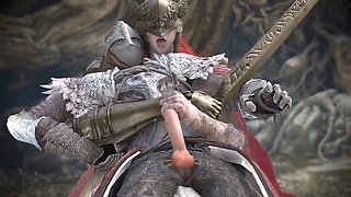 Animated fantasy game girl adventure featuring Viola-3d