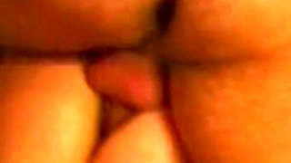This Slut with Glasses Sucks Cock and Gets Fucked on the Bed
