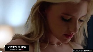 Naughty Blonde Melody Marks Takes Huge BBC Behind BF's Back - Blowjob & Facial