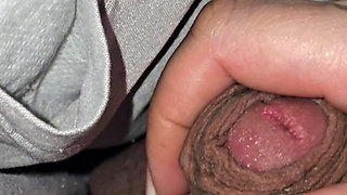 Step mom pulled out little step son dick without erection