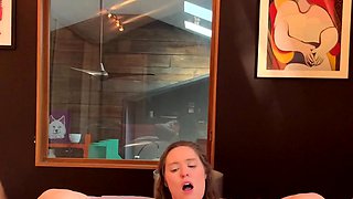 Blonde tight pussy babe solo toy fun in glamour masturbation