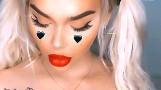 Blonde Teen Solo Masturbating On Webcam