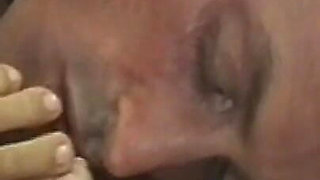 Beautiful Slut Woke up with Huge Cock in Mouth Then Ass Fucked and Cumshot on Hairy Pussy