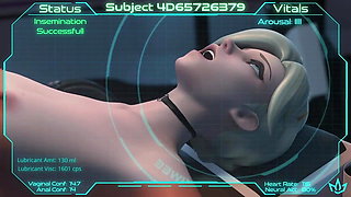 Mercy from overwatch fucked by machines