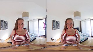 Stacy cruz visiting stepdaddy: Blowjob, Babe  Small Tits VR Porn