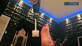 Sheela Sinner Hard Tickling Long Nails Oiled Body Screwdriver Metal Claw Strict Bondage on the Rack Part 2 Fap