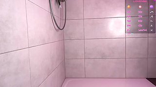 Blonde tight pussy babe solo toy fun in glamour masturbation