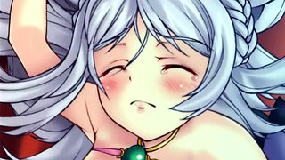 Hentai princess fucked in all her tiny sex holes