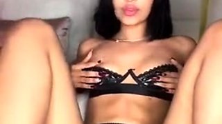 Blonde tight pussy babe solo toy fun in glamour masturbation
