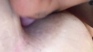 Giving a Rich Ass and Pussy Blowjob to My Fat, Slutty and Hairy Wife