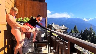 Public Flashing Gardener Gets BDSM Surprise