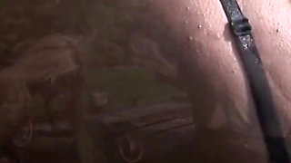 Playful soldiers being naughty in the army car