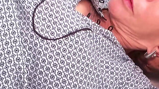 Tattooed 82 Years Old Mature Picked up for Anal