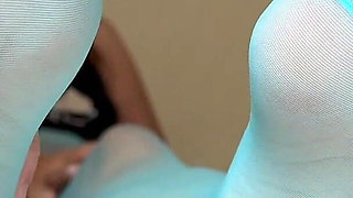Foot Massage of Asian MILF Domme