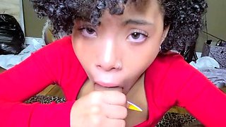 Amateur blonde girlfriend homemade blowjob and handjob