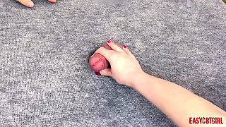 Mistress Bites Dick Head and Foreskin Easycbtgirl