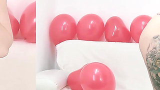 Valentine's Day Breath Play Big Tits