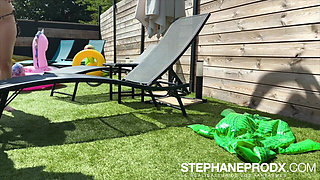 Secretly Gets Fucked by Stephaneprodx by the Pool