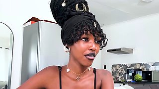Tight Black Teen Rough Pussy Railed POV