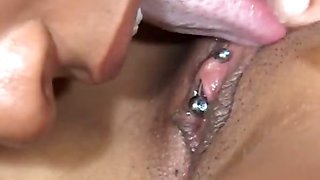A New Clit Piercing Turns Into Lesbo Fun