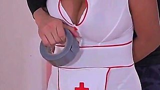 Nurse Bellattrix Is Gagged and Fucked by Her Patient