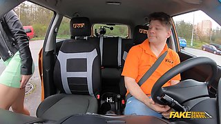 Faux driving school she has an booty to die for and a Wet Pussy that needs fucking