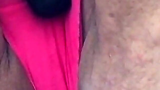 Bbwbootyful stimulating my clit with vibrator fucking my pussy