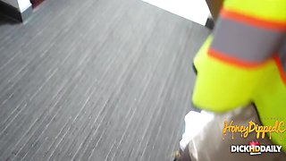 4some With Construction Workers 11 Min With Honeydipped Dc, Devin Drills And Tinee Badass