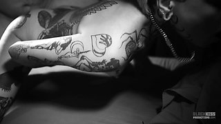 Beka swallows everything. Deep.