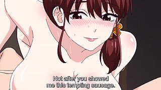 Busty MILF rides a dick of a teen guy after hot oiled massage