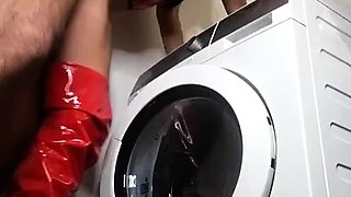 Milf housewife in latex enjoys hardcore doggystyle fucking
