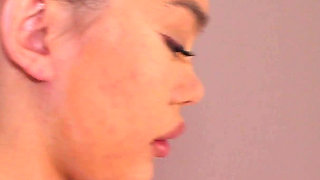 Don't Touch Me! Petite Asian Girl Fucks and Brings a Stranger with a Huge Cock to Orgasm During a Massage Session!