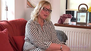 POV : Getting Jerk-Off Instructions and Mutual Masturbation with Your Step-Auntie Katherina