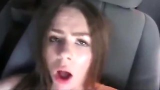 Gorgeous College Girl Let Stranger Fuck Her Wet Pussy in Car