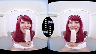 Japanese Cosplay Aoi Kimishima In Sexy Maid Costume