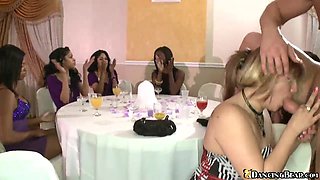 Banquet Bride CFNM sex orgy