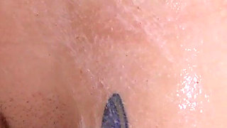 Cute Babe Masturbate Pussy Dildo & Cum