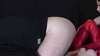 Hot MILF Nelly Kent Stuffing Her Feet and a Big Dildo in Her Slave's Ass