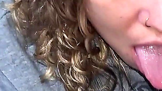 She Stuck Her Tongue Inside His Ass During the Rimming Session.