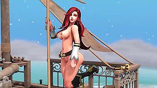 The Hottest Pole Dance Ever - 3D Animation by Chikipiko