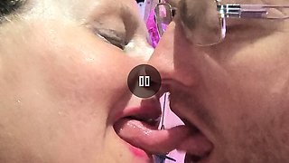 The Tounge Game Got Hot Kissing with All the Tounge They Got