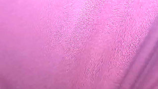 Flashing Rubbing My Tight Hairy Pussy Closeup