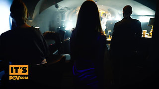 itsPOV - Date night turns lesbo when Sybil licks out lez hottie Aislin