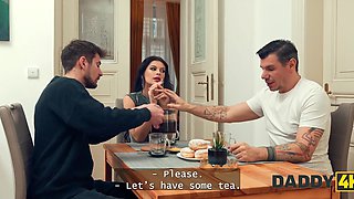 Boyfriend doesn't know stepdad fucks me regularly - Asandra Dewy