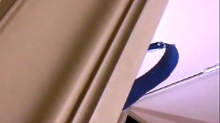 spying on stepmom. (BBW, big tits, hairy)