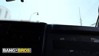 Bangbros - daya dare’s bus escapade turns horny with boob displays, deep fucking and a satisfying sperm swallow